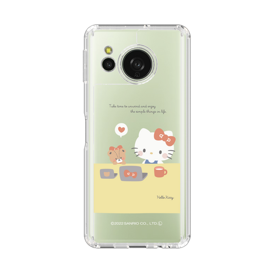 スリムプロテクションケース［ ハローキティ - むきゅむきゅKT - クリア - 04 ］