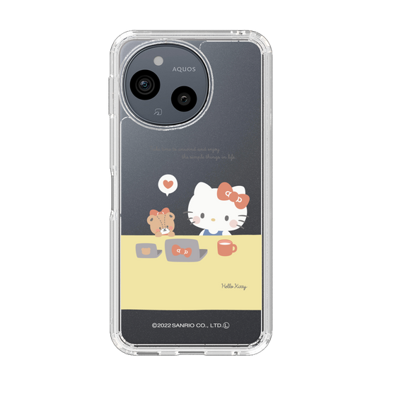 スリムプロテクションケース［ ハローキティ - むきゅむきゅKT - クリア - 04 ］