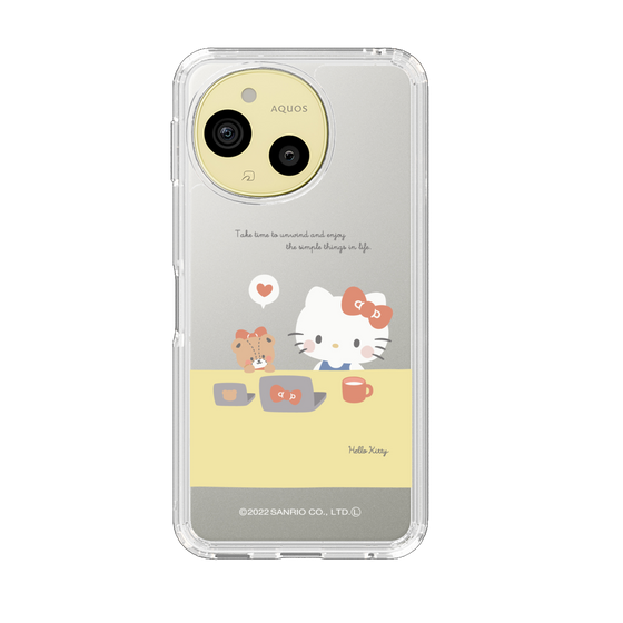 スリムプロテクションケース［ ハローキティ - むきゅむきゅKT - クリア - 04 ］