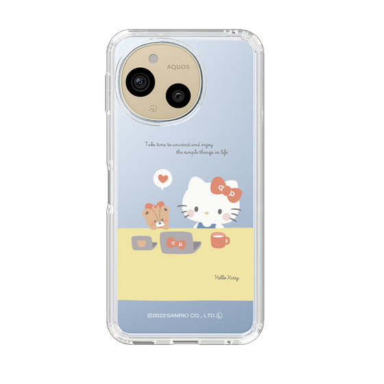 スリムプロテクションケース［ ハローキティ - むきゅむきゅKT - クリア - 04 ］
