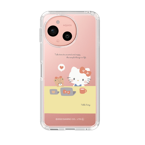 スリムプロテクションケース［ ハローキティ - むきゅむきゅKT - クリア - 04 ］