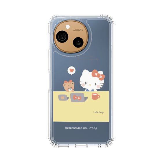 スリムプロテクションケース［ ハローキティ - むきゅむきゅKT - クリア - 04 ］