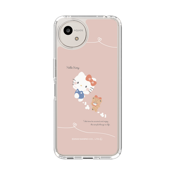 スリムプロテクションケース［ ハローキティ - むきゅむきゅKT - ピンク - 02 ］