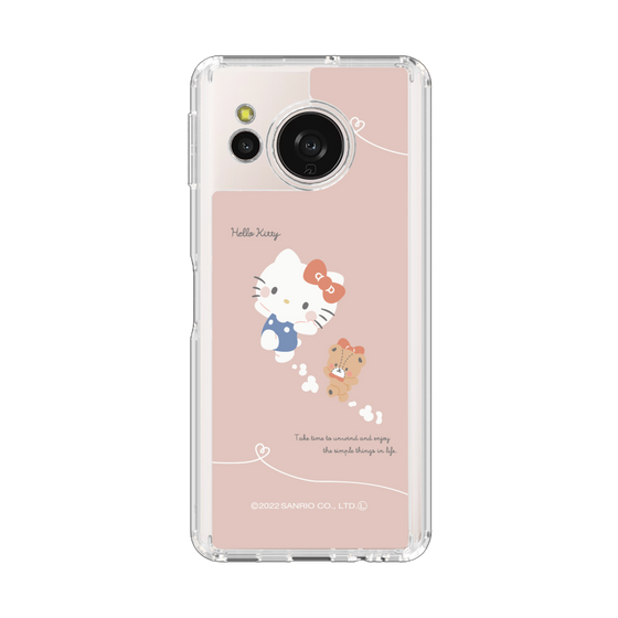スリムプロテクションケース［ ハローキティ - むきゅむきゅKT - ピンク - 02 ］