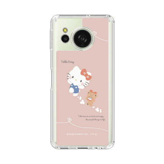 スリムプロテクションケース［ ハローキティ - むきゅむきゅKT - ピンク - 02 ］