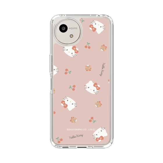 スリムプロテクションケース［ ハローキティ - むきゅむきゅKT - ピンク - 03 ］