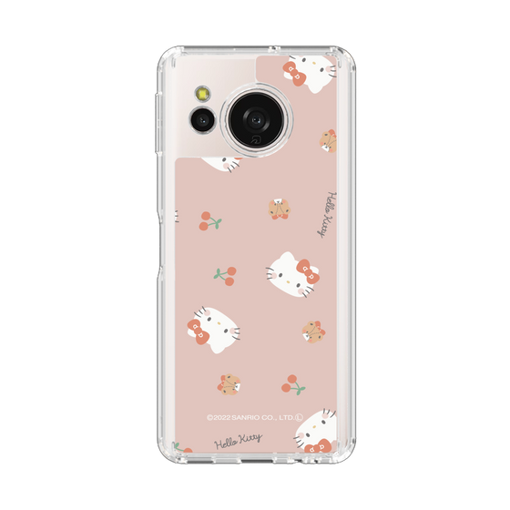 スリムプロテクションケース［ ハローキティ - むきゅむきゅKT - ピンク - 03 ］