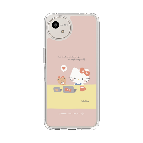 スリムプロテクションケース［ ハローキティ - むきゅむきゅKT - ピンク - 04 ］