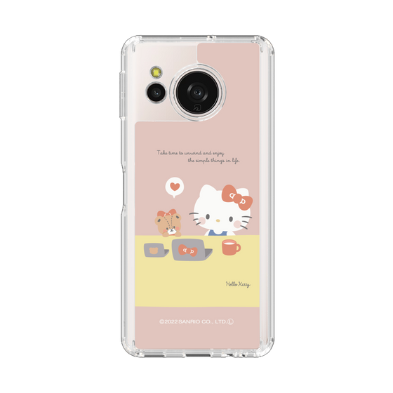 スリムプロテクションケース［ ハローキティ - むきゅむきゅKT - ピンク - 04 ］