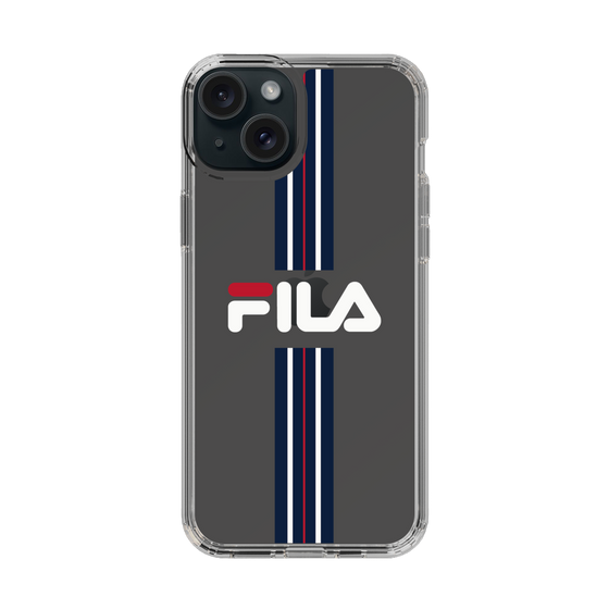 スリムプロテクションケース［ FILA - STRIPE - DarkNavy ］