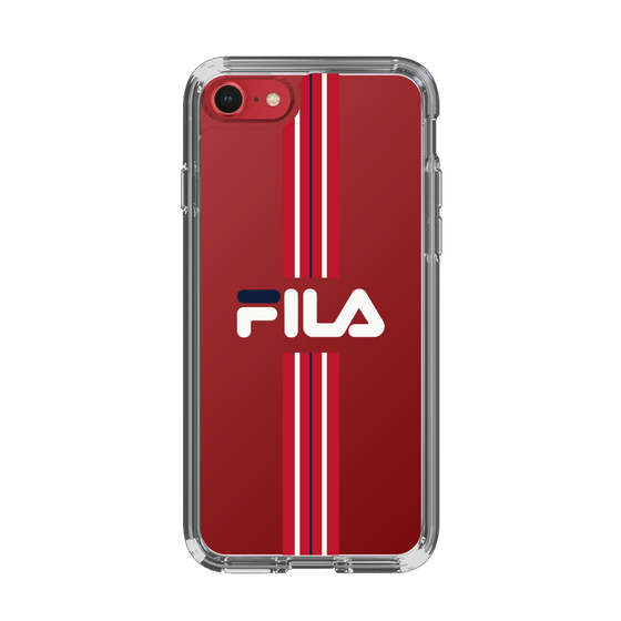 スリムプロテクションケース［ FILA - STRIPE - Red ］