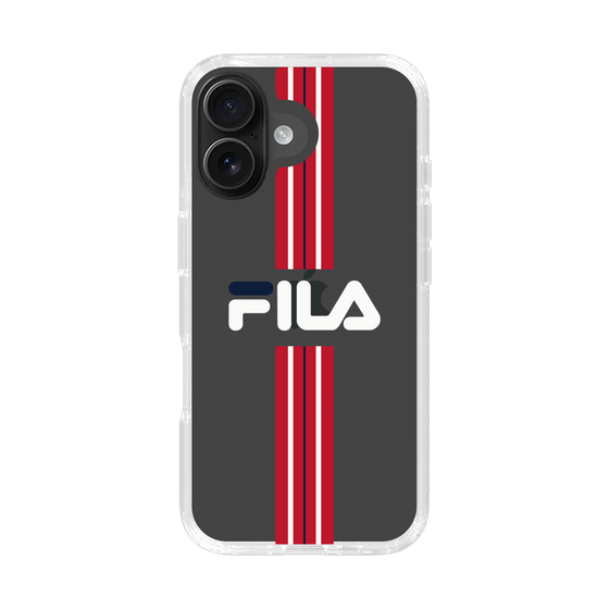 スリムプロテクションケース［ FILA - STRIPE - Red ］