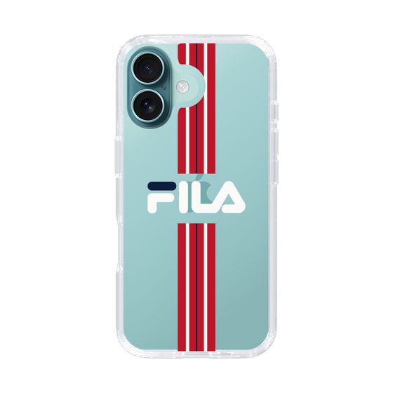 スリムプロテクションケース［ FILA - STRIPE - Red ］