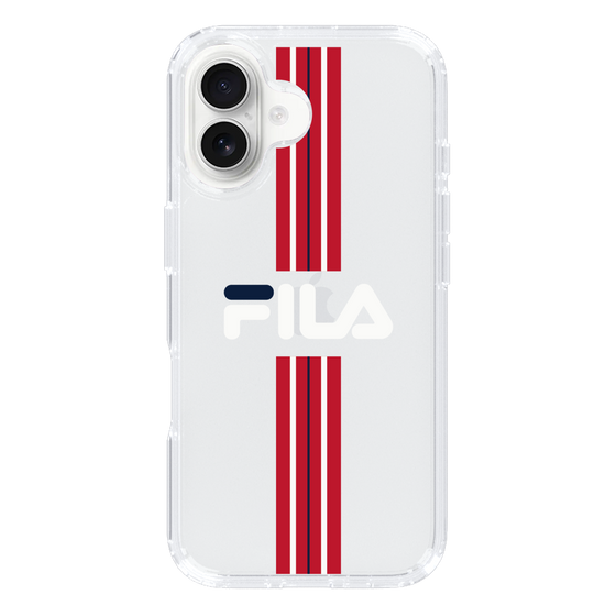 スリムプロテクションケース［ FILA - STRIPE - Red ］