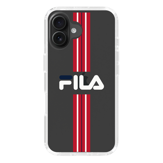 スリムプロテクションケース［ FILA - STRIPE - Red ］