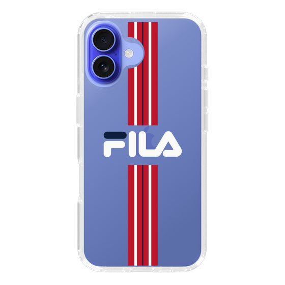 スリムプロテクションケース［ FILA - STRIPE - Red ］