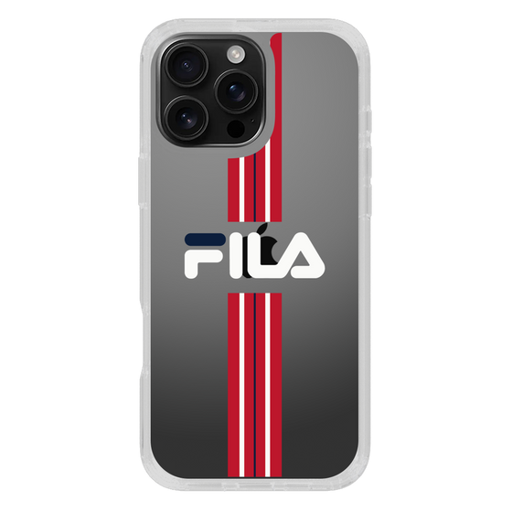 スリムプロテクションケース［ FILA - STRIPE - Red ］