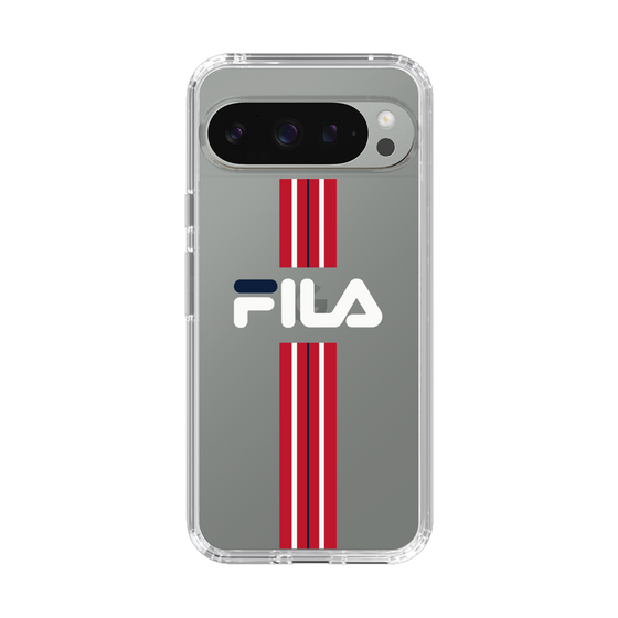 スリムプロテクションケース［ FILA - STRIPE - Red ］