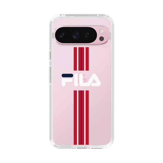 スリムプロテクションケース［ FILA - STRIPE - Red ］