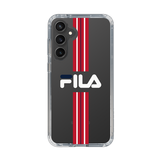 スリムプロテクションケース［ FILA - STRIPE - Red ］