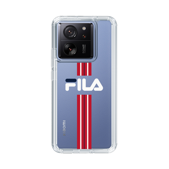 スリムプロテクションケース［ FILA - STRIPE - Red ］