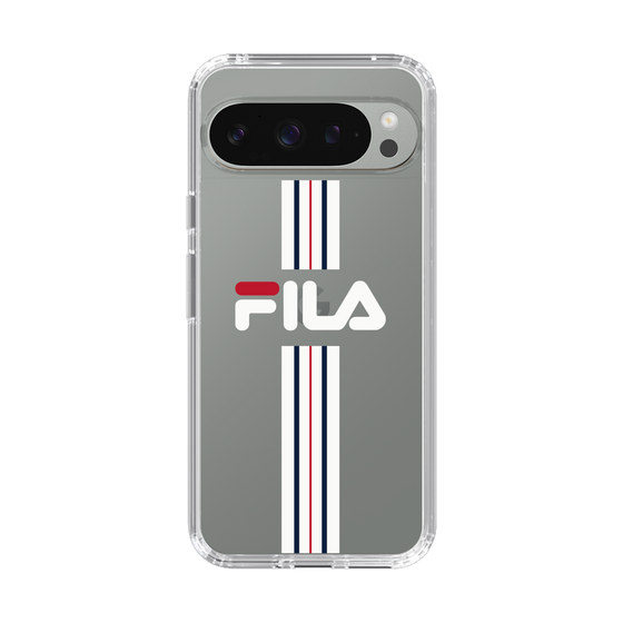 スリムプロテクションケース［ FILA - STRIPE - BrightWhite ］