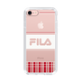 スリムプロテクションケース［ FILA - LATTICE - Red ］