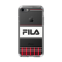 スリムプロテクションケース［ FILA - LATTICE - Red ］