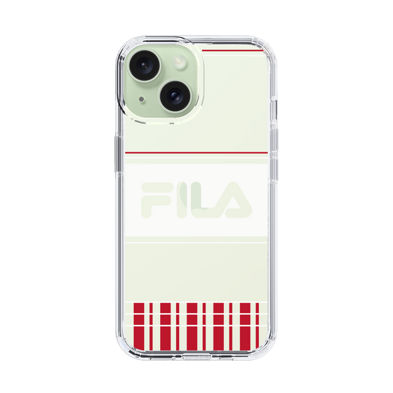 スリムプロテクションケース［ FILA - LATTICE - Red ］