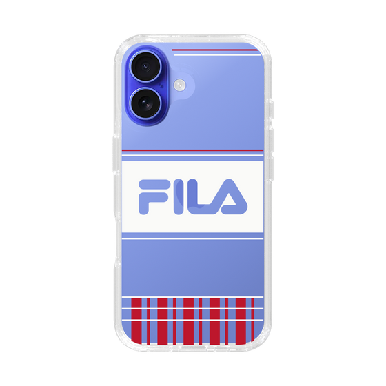 スリムプロテクションケース［ FILA - LATTICE - Red ］