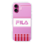 スリムプロテクションケース［ FILA - LATTICE - Red ］