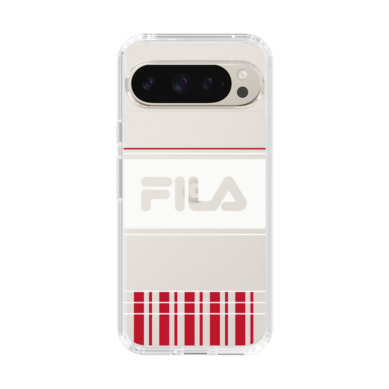 スリムプロテクションケース［ FILA - LATTICE - Red ］