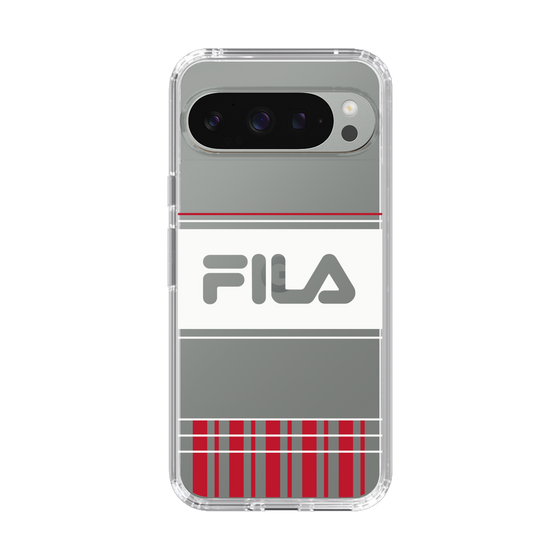 スリムプロテクションケース［ FILA - LATTICE - Red ］