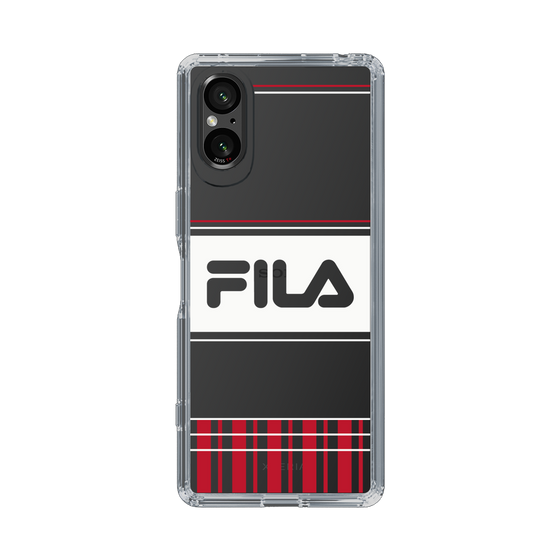 スリムプロテクションケース［ FILA - LATTICE - Red ］