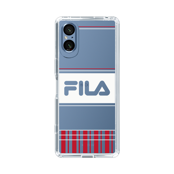 スリムプロテクションケース［ FILA - LATTICE - Red ］