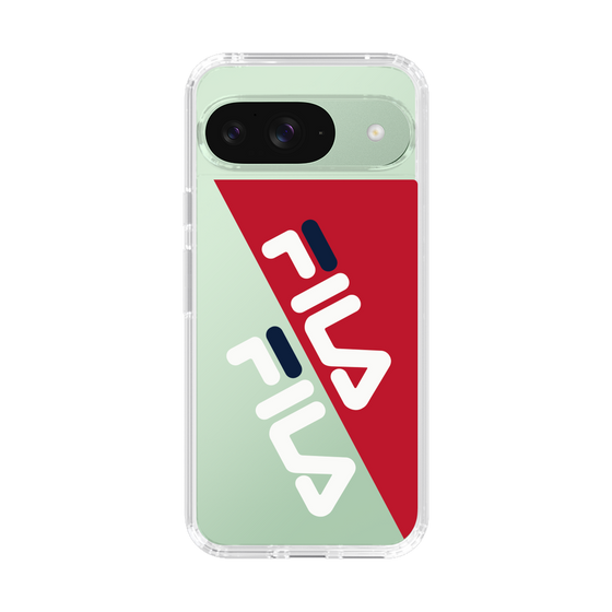 スリムプロテクションケース［ FILA - DIAGONAL - Red ］