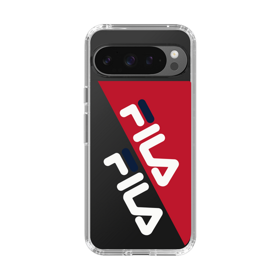 スリムプロテクションケース［ FILA - DIAGONAL - Red ］