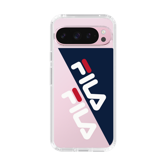 スリムプロテクションケース［ FILA - DIAGONAL - DarkNavy ］