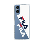 スリムプロテクションケース［ FILA - DIAGONAL - White ］