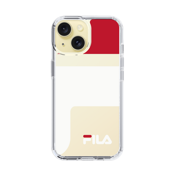 スリムプロテクションケース［ FILA - LOGOIMAGE - Red ］