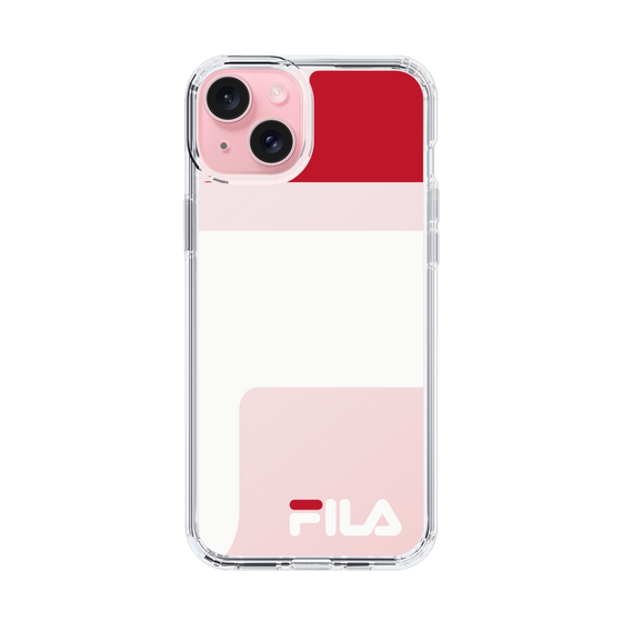 スリムプロテクションケース［ FILA - LOGOIMAGE - Red ］