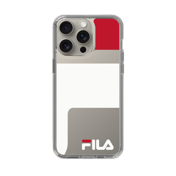 スリムプロテクションケース［ FILA - LOGOIMAGE - Red ］