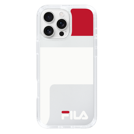 スリムプロテクションケース［ FILA - LOGOIMAGE - Red ］