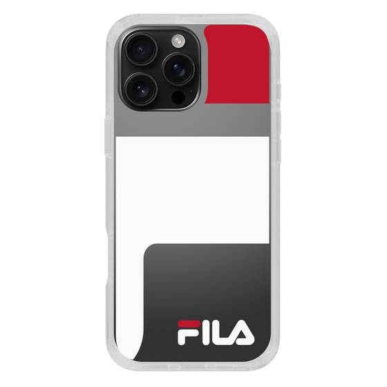 スリムプロテクションケース［ FILA - LOGOIMAGE - Red ］