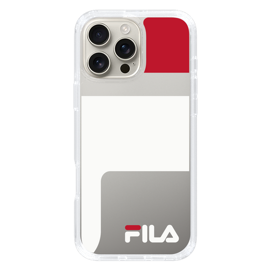 スリムプロテクションケース［ FILA - LOGOIMAGE - Red ］