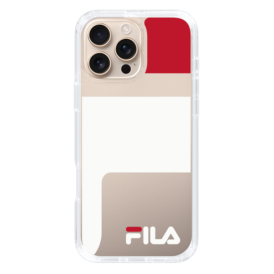 スリムプロテクションケース［ FILA - LOGOIMAGE - Red ］