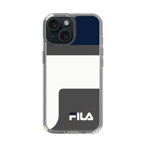 スリムプロテクションケース［ FILA - LOGOIMAGE - DarkNavy ］