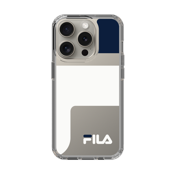 スリムプロテクションケース［ FILA - LOGOIMAGE - DarkNavy ］