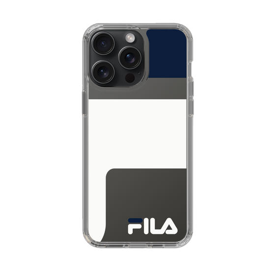 スリムプロテクションケース［ FILA - LOGOIMAGE - DarkNavy ］