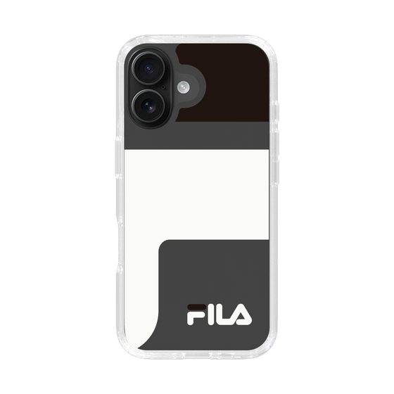 スリムプロテクションケース［ FILA - LOGOIMAGE - Black ］